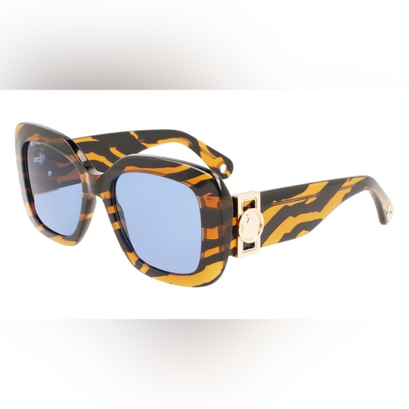 Lanvin Accessories - Lanvin Squared Frame Tiger Mother & Child Sunglasses